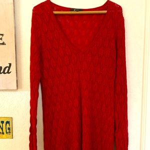 Res knit sweater tunic